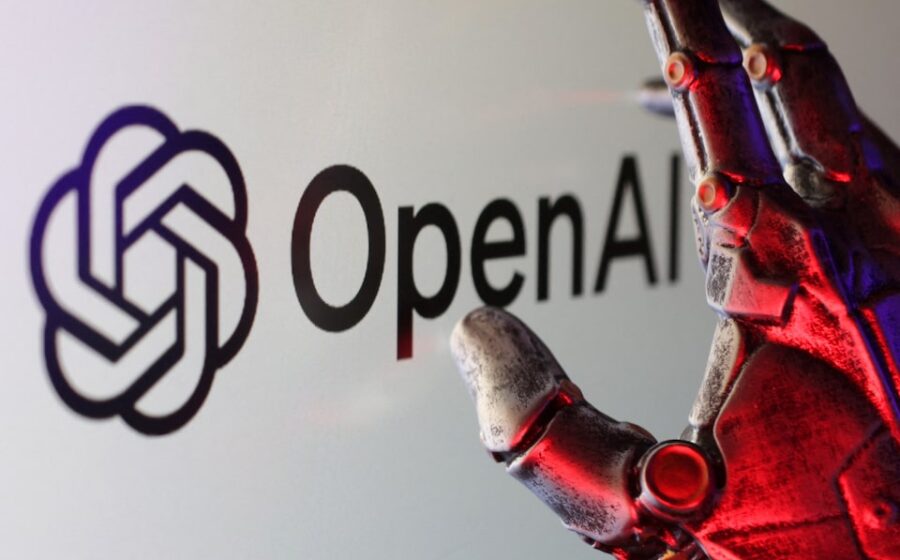 Engenheiro de ML em centro de dados da OpenAI com servidores e infraestrutura de IA
