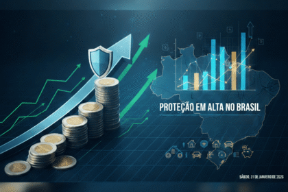 Gráfico de crescimento do varejo brasileiro com alta de 7% em agosto segundo dados Stone