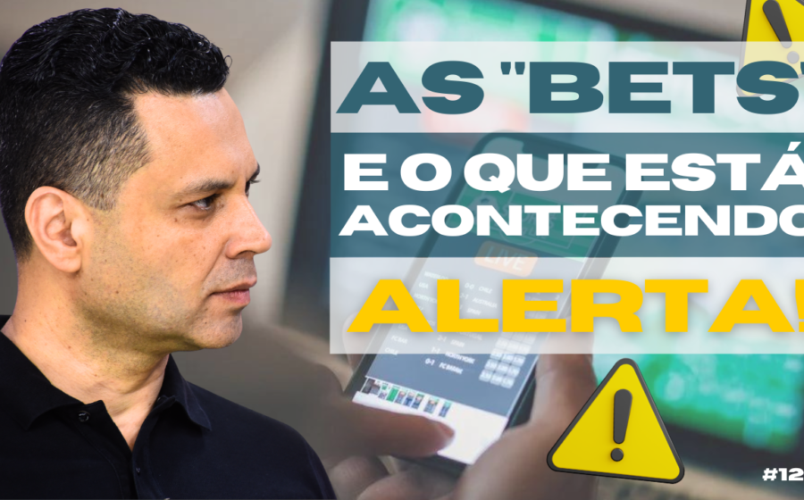 Governo anuncia veto às apostas online com ícones de varejo e construção civil ao fundo