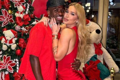 Virginia Fonseca e Vini Jr. em Madri: influenciadora exibe aliança ao lado do jogador do Real Madrid com expressão tensa