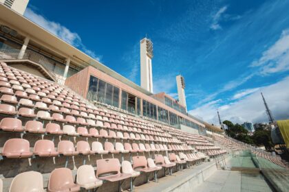 Arena Pacaembu com empreendimentos Vitacon ao fundo, parceria imobiliária