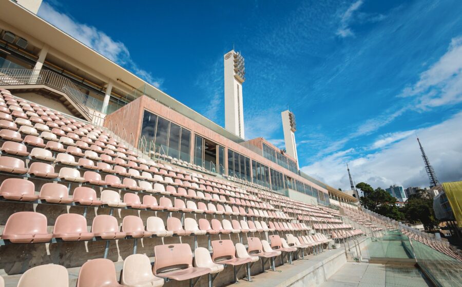 Arena Pacaembu com empreendimentos Vitacon ao fundo, parceria imobiliária