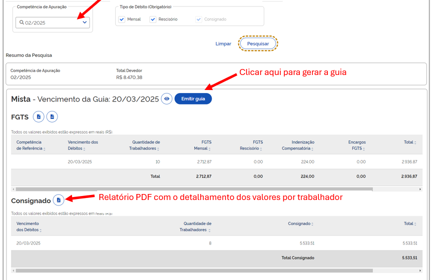 Documento de contrato consignado com carimbo "assinado" mas sem assinatura visível, logotipo Banco Master ao fundo