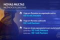 Mapa da Amazônia destacando áreas de desmatamento no Pará com ícones de multas ambientais e silhuetas de 14 pré-candidatos 2026