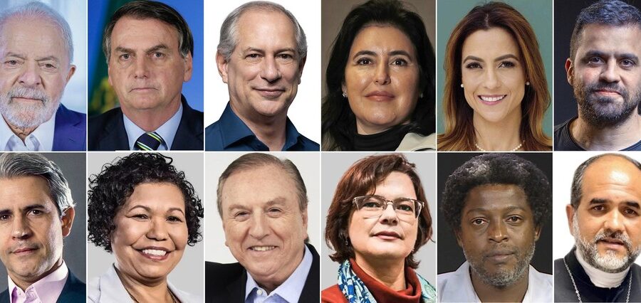 Candidatos à presidência em campanha nas ruas a quatro dias do primeiro turno
