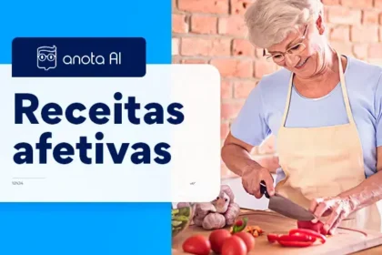 Caderno manuscrito antigo com receitas de família da bisavó, avó e mãe de Edna Ribeiro Ieie