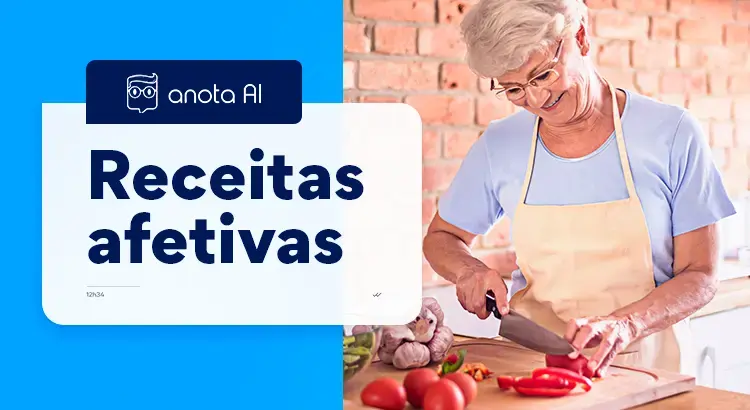 Caderno manuscrito antigo com receitas de família da bisavó, avó e mãe de Edna Ribeiro Ieie