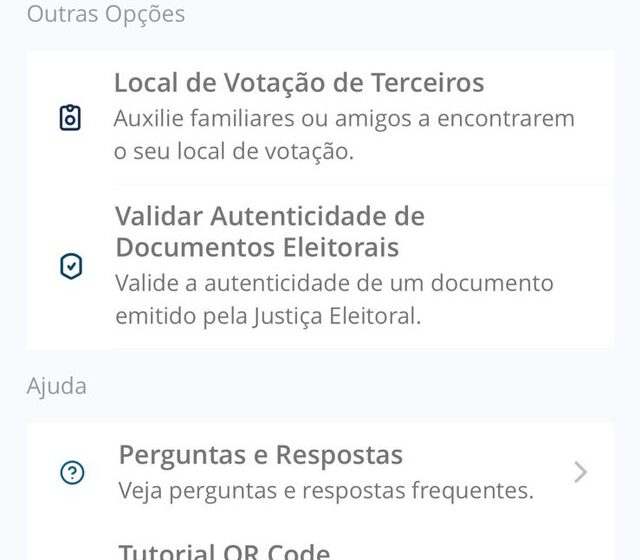 Smartphone exibindo o aplicativo e-Título 2026 com título de eleitor digital e foto validada pela Justiça Eleitoral