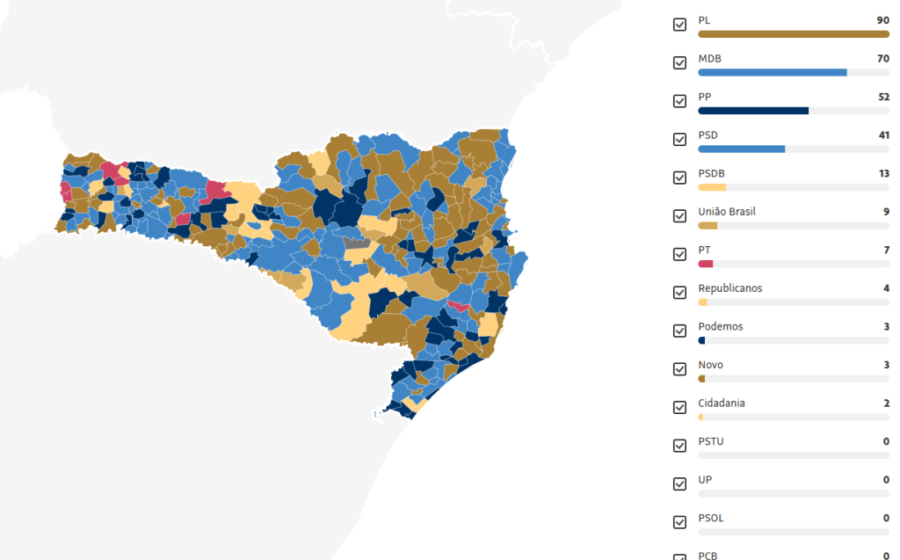 Mapa do Brasil destacando 15 capitais no 2º turno das eleições municipais 2024