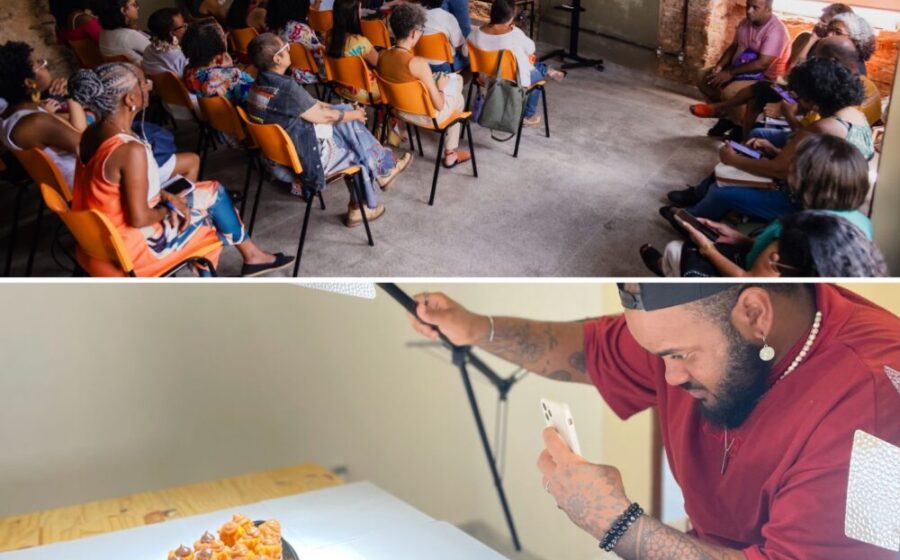 Empreendedores baianos em oficina na Fábrica Cultural Galpão Ribeira