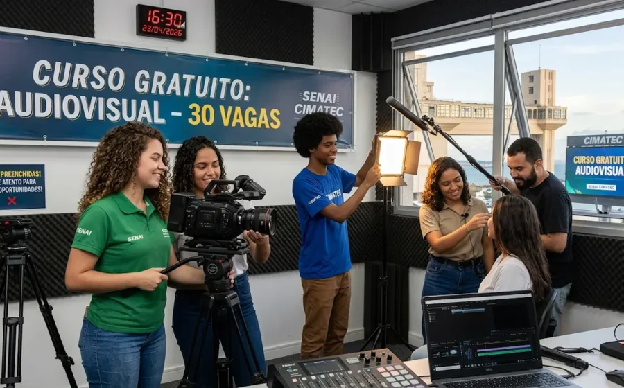 Jovens baianos em oficinas criativas de música, moda e audiovisual do projeto Usinas Criativas