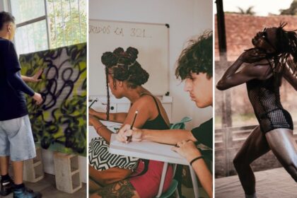Pessoas trans e não-binárias em oficina cultural em São Carlos SP com bolsa auxílio permanência