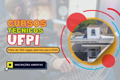 Estudantes no campus da UFPI com inscrições abertas para 745 vagas em cursos técnicos gratuitos 2027