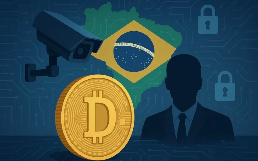 Multidão nas ruas do Brasil com bandeiras nacionais durante mobilização democrática histórica de 2022
