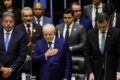 Plenário do Congresso Nacional brasileiro com parlamentares em sessão legislativa