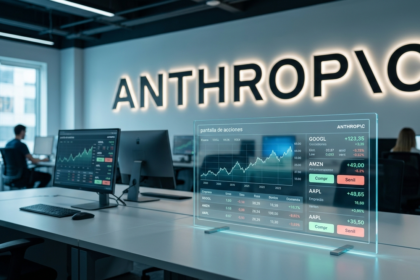Sete fundadores da Anthropic reunidos, fundo com logo Claude IA, representando cisão da OpenAI por segurança