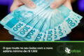 Gráfico comparativo mostra fundo com taxa 1% superando investimento direto em R$ 65 mil no longo prazo