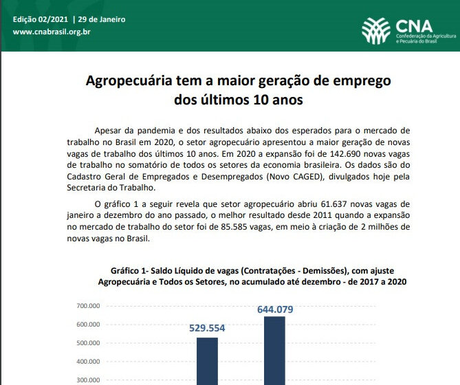 Trabalhadores rurais em lavoura de soja representando recorde de 28,3 milhões de empregos no agronegócio