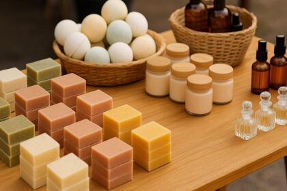 Produtos cosméticos artesanais brasileiros em embalagens rotuladas conforme nova norma Anvisa