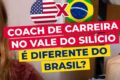 May Lee, 59 anos, ex-executiva do Vale do Silício, usando parka vermelha na Antártida com icebergs ao fundo