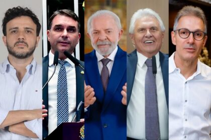 Urna eletrônica vazia em seção de Araxá com baixa participação histórica