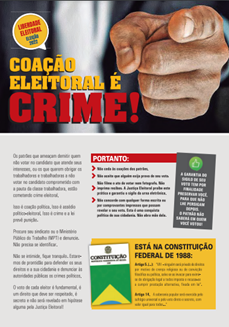 Gráfico mostra alta de 75% em denúncias de assédio eleitoral no trabalho após segundo turno