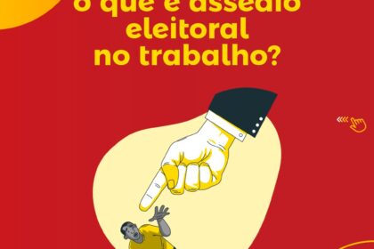 Gráfico mostra aumento de 850% em denúncias de assédio eleitoral no trabalho em 2024