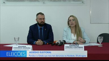 Trabalhadora impedida de votar por chefe autoritário, simbolizando assédio eleitoral na Paraíba