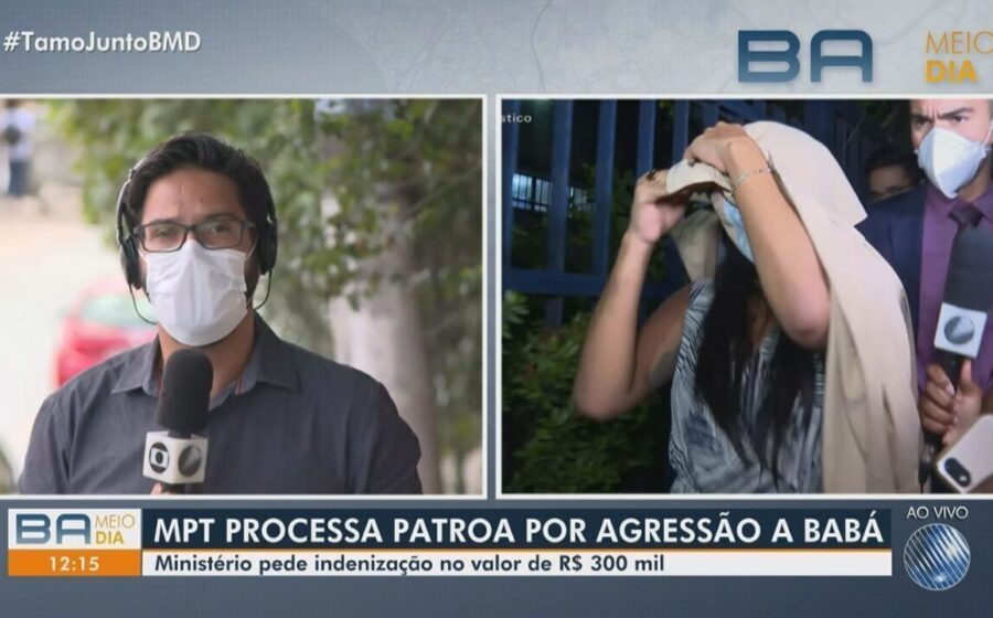 Logo da Azul Linhas Aéreas com selo de alerta jurídico sobre processo trabalhista de R$ 3 milhões