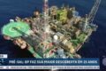 Plataforma de perfuração offshore da BP no bloco Tupinambá, Bacia de Santos, pré-sal brasileiro