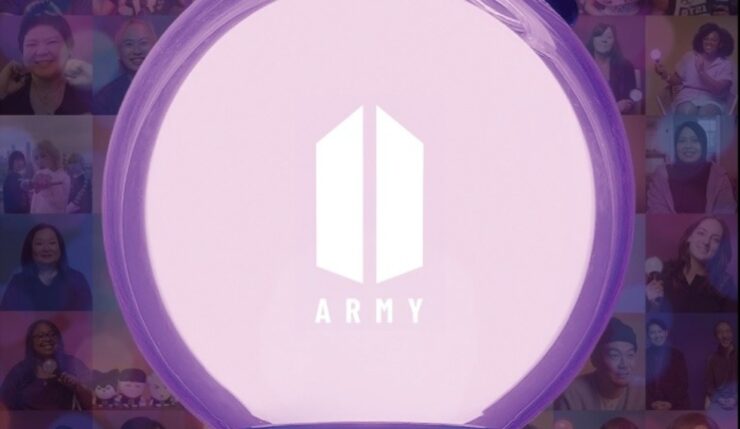 BTS se apresentando no estádio Morumbis lotado com fãs brasileiros