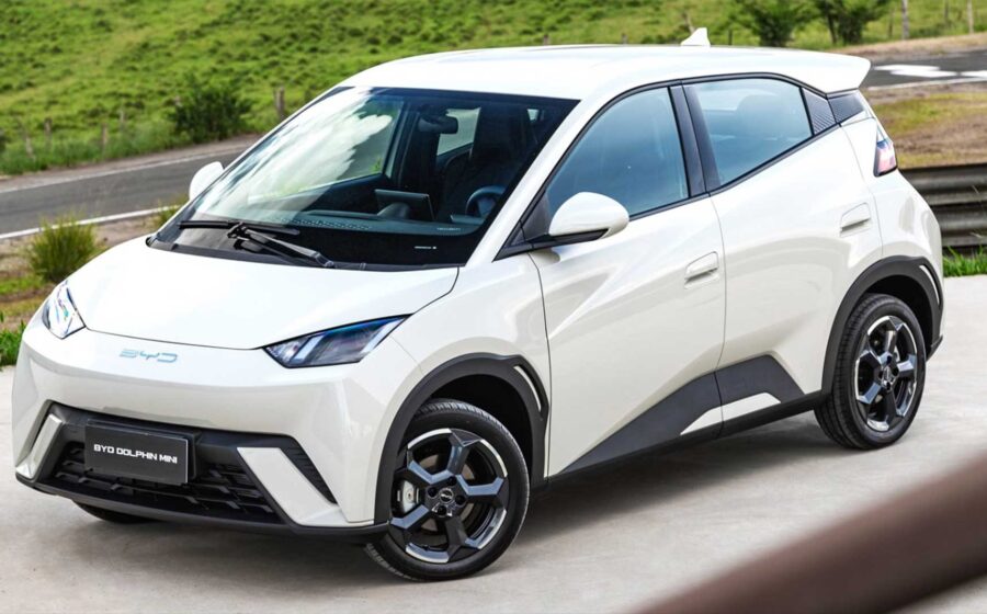 BYD Dolphin Mini 2025 (Seagull) hatch elétrico compacto tração traseira recarga ultrarrápida 97% 9 minutos