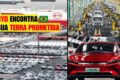 Complexo industrial da BYD em Camaçari (BA) com galpões de soldagem e pintura em testes operacionais para produção nacional 2027