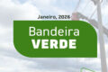 Conta de energia elétrica com símbolo de bandeira verde indicando ausência de taxa extra em novembro