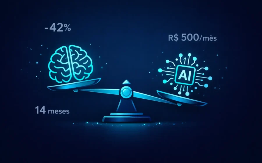 Gráfico mostra queda de 5,5% nas big techs e alta nos Treasuries como porto seguro