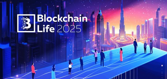 Multidão no Blockchain Life 2026 em Dubai: 15 mil líderes cripto na Festival Arena