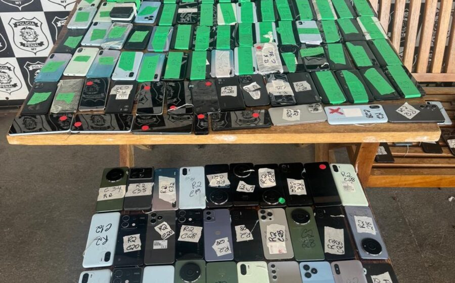 Tecnologia de bloqueio de sinais instalada em presídio de MT contra celulares e drones