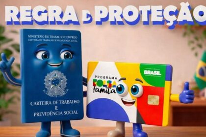 Trabalhador formal com carteira assinada recebendo Bolsa Família reduzido pela regra de transição