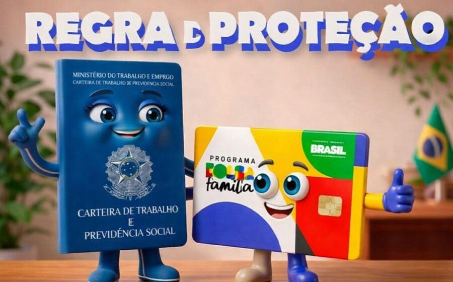 Trabalhador formal com carteira assinada recebendo Bolsa Família reduzido pela regra de transição