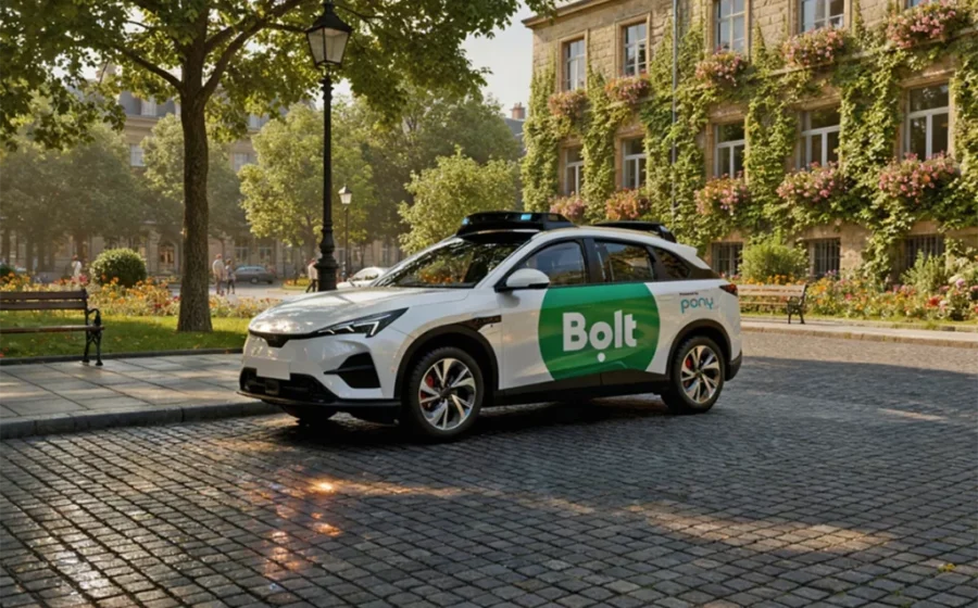 Carro autônomo Bolt Stellantis nas ruas de Paris 2028 parceria mobilidade