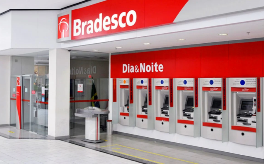 Sede do Bradesco em São Paulo com destaque para lucro de R$ 7,1 bi no 3º trimestre
