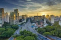 Mapa do Brasil destacando Cáceres e Lucas do Rio Verde em MT para parceria urbano-climática Brasil-Alemanha GIZ
