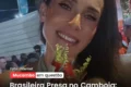 Marissol Savagin, brasileira de 37 anos, coroada Universal Woman 2026 no Camboja, usando faixa e coroa