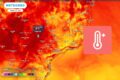 Céu de Brasília com sol entre nuvens e formação de tempestades à tarde