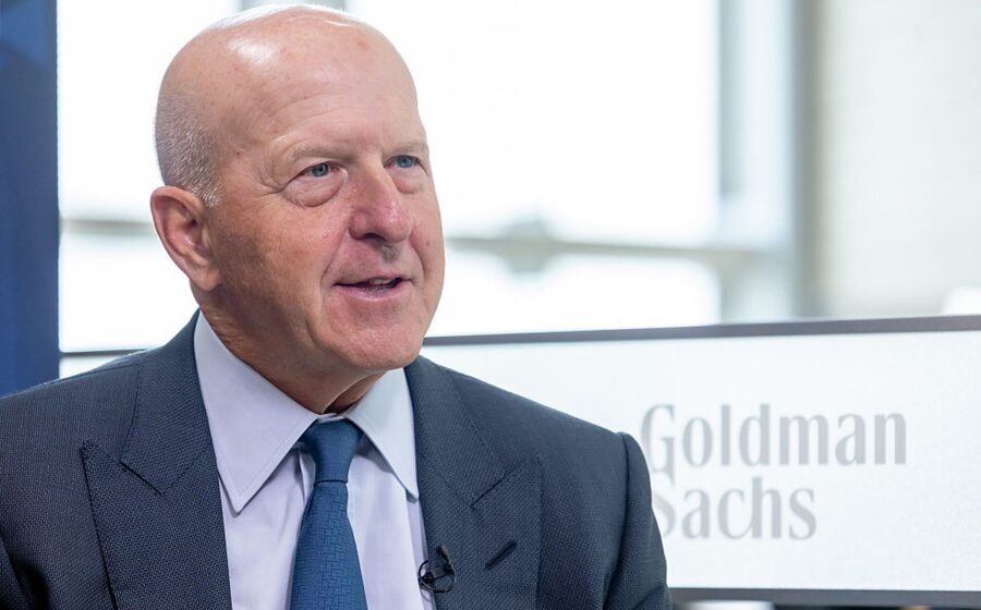 David Solomon, CEO do Goldman Sachs, discursa no lançamento do Small Business AI Institute em Manhattan