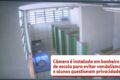 Câmera escondida como sensor de fumaça em banheiro de colégio cívico-militar em Cambé PR