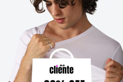 Camiseta Insider Tech T-Shirt e tênis Puma com etiquetas de desconto destacando preços baixos
