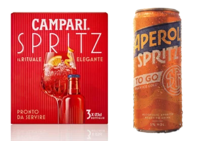 Lata de Aperol Spritz pronto para beber lançada pela Campari no Brasil com investimento de R$ 20 milhões