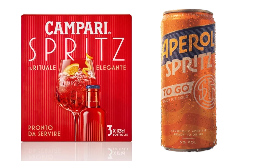 Lata de Aperol Spritz pronto para beber lançada pela Campari no Brasil com investimento de R$ 20 milhões