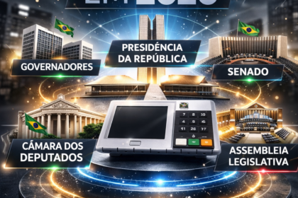 Eleitores enfrentam chuva forte para votar em seção eleitoral alagada